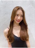 ワイドバングイメチェン美髪外ハネボブ+レイヤーカット韓国