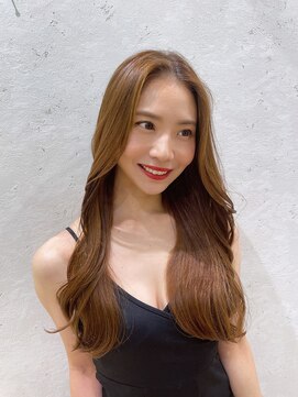 ロンドプランタン 恵比寿(Lond Printemps) ワイドバングイメチェン美髪外ハネボブ+レイヤーカット韓国