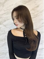 なめらかな顔まわり×大人上品ワンホンヘア