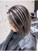 ハイライトハイトーンダブルカラー20代30代40代前髪長めULu