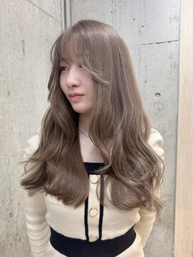 サンク 原宿 表参道(cinq) 韓国ヘア顔周りレイヤーカットくびれロングレイヤー30代40代50代