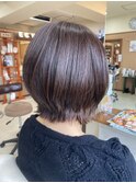 ラベンダーアッシュ&ショートウルフ