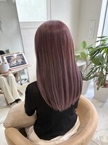 マロウイヴ(mallow eve)&nbsp;《花屋併設の美容院》ダブルカラー×ピンクパープル