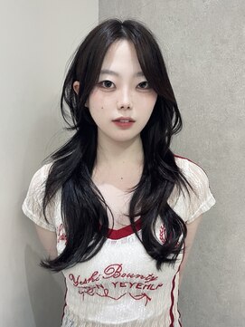 ジーナ 福岡天神(Zina) ワンホン巻き/中華ヘア/ロングレイヤー/Zina福岡天神