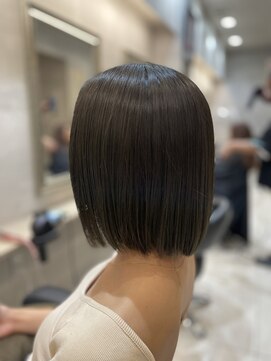 ティーリング 天王町(T ring) 切りっぱなしボブ