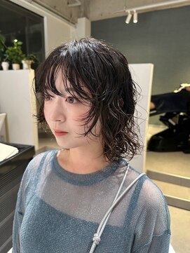 アム(amu) ウルフパーマ/パーマウルフ/ミディアムパーマ/ボブパーマ