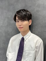 ボンドストーリールミエール(Bond Story lumiere)&nbsp;メンズナチュラルセンターパート/シースルーバング