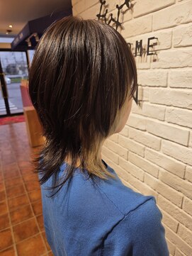 ヘア スパ ビューティー エールフォルム(HAIR SPA BEAUTY YELLFORME) マッシュウルフ×インナーカラー