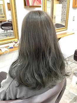 《ご新規様》カット+N.カラー（エヌドット）+トリートメント\7000♪お手頃プライスで旬の髪色を叶えます☆