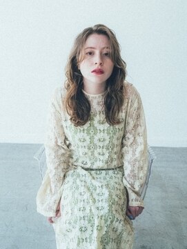 黒髪/クラゲヘアー/オリーブグレー/小顔/ココアベージュ/茨木 