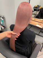 リンドトウキョウ(LINDO TOKYO) ピンクベージュ/大阪/ハイトーン/ブリーチ/縮毛矯正