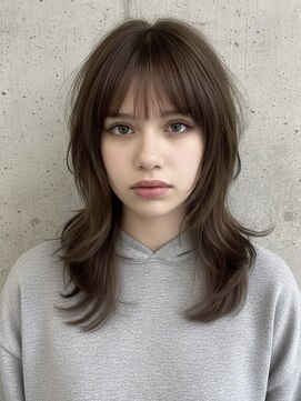 エイチ ウルフカット 大阪梅田(811) ハンサムショートタッセルボブパーマレイヤーボブハイライト