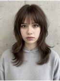 ハンサムショートタッセルボブパーマレイヤーボブハイライト