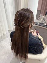 リアン(lien)&nbsp;ストレートハーフアップ