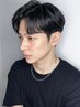 メンズカット+【メンズアイブロウ】眉パーマカット+スタイリング￥7500