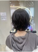 ふんわりショートボブ×パーマ