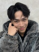 エルマーク 和歌山(L-MARK) センターパート/ニュアンスパーマ/フェザーパーマ/men's