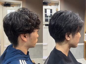 クロノ(CHRONO)の写真/【個性を引き出すパーマstyle☆】無造作でキメすぎないラフなカッコよさ/簡単スタイリングでお洒落男子に◎