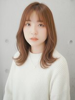 ニューヨークニューヨーク マザーズ イオン大日店(NYNY Mothers) 韓国風xシースルーバングxセミロングxレイヤー