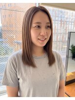 零秒女髪 千里丘店&nbsp;美髪を叶える上品な艶ロングストレートカラー髪質改善艶感