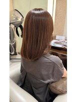 ヘア&エステ ヒロイン 西武池袋店&nbsp;大人上品明るめサマーセミロングスタイル。