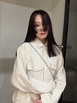 ネウィ 八王子(newi) 暗めラベンダーカラー × Line Bang