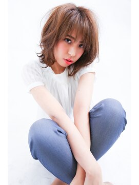 イソラブル(ISOLA-blu) 【ナチュラルなオシャレ】アッシュベージュ×マッシュウルフ