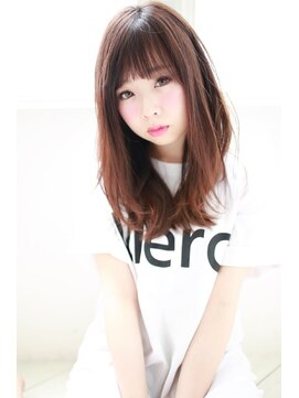 ラフィス ヘアー エイル 京橋店(La fith hair ail) 【Lafith】ガーリーセミロングスタイル