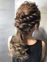 リー 京橋(Lee)&nbsp;［Lee京橋］田中  ローポ二ーx編み込みxアレンジ