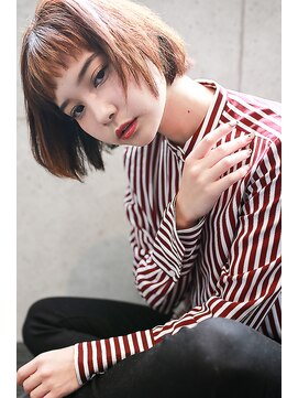 ラフィス ヘアー ピア― 高知店(La fith hair peer) 【La fith】 ガーリーショートボブスタイル
