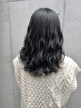黒髪でも可愛い 大きめデジタルパーマ L アーク 表参道 Arc のヘアカタログ ホットペッパービューティー