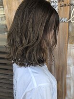 バンビ プライベート サロン(Bambi private salon)&nbsp;バレイヤージュ＋ハイライトのグラデーション松平愛