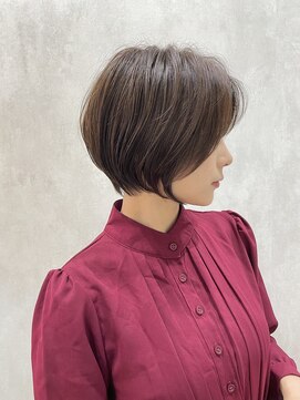 ロンドネートゥル 新潟(Lond naitre) ペールベージュ丸みショート