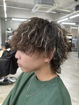 エデアンホンテン メンズサロン(EDEAN 本店 （旧：EDEAN 上通）)&nbsp;波巻きマッシュウルフ 熊本メンズヘア 熊本波巻きスパイラル