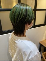 ウィーブス セタガヤ(weaves -SETAGAYA-)&nbsp;マッシュウルフ×デザインカラーグリーン【weaves-SETAGAYA-】