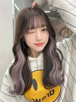 ロンド マーレ 天神大名店(Lond mare)&nbsp;韓国くびれヘア/フェミニンロング/韓国ヘア/チェリーブラウン