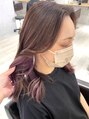 ラッキーヘア 加古川(Lucky Hair)&nbsp;深みのあるピンクパープルインナーカラーで華やかに♪