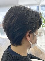 ヘッズ 本八幡店(HEADS)&nbsp;MEN'S HAIR  センターパート　ツイストスパイラル　コンマヘア