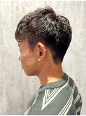 【tetote村山サロンスタイル】刈り上げ / 無造作パーマスタイル