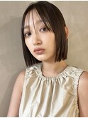 【PARK】タイトボブ×ウォームブラウン