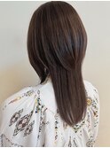 ウルフロングレイヤー/ニュアンスカラー/レイヤーロング