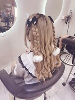 クラン 梅田店(clan)&nbsp;ハーフツインあみたらし/梅田ヘアセット