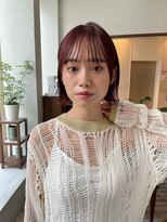 アンバー 池袋(amber)&nbsp;切りっぱなしボブ/美髪/ピンクブラウン[池袋駅]