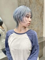 ソル 栄矢場町(SOL)&nbsp;ブルーカラー/ショートウルフ/レイヤーカット/前髪カット