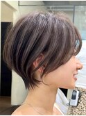 10代20代30代40代小顔顔まわり似合わせ耳かけショート