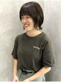 大人可愛い!顔まわりウルフレイヤースタイル
