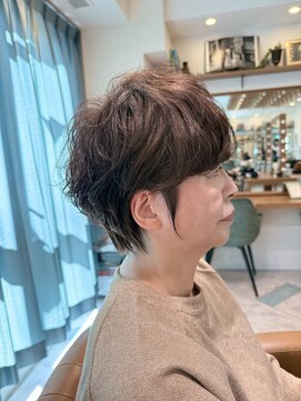 ロンド パルティール 大宮(Lond partir) 前髪カタログアンブレラカラーこなれミディウェーブパーマ大宮