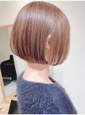 say.黒髪ボブルフネビージュ小顔ワンレンミルクティーベージュ