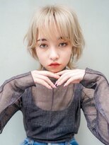 ギークス(GEEKS)&nbsp;【GEEKS渋谷】ウルフカット/小顔/ハイトーン/ナチュラルブロンド