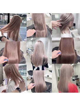 セレーネヘアーレイズ 梅田店(Selene hair Raise) ベージュ×髪質改善×梅田×柔らかい質感